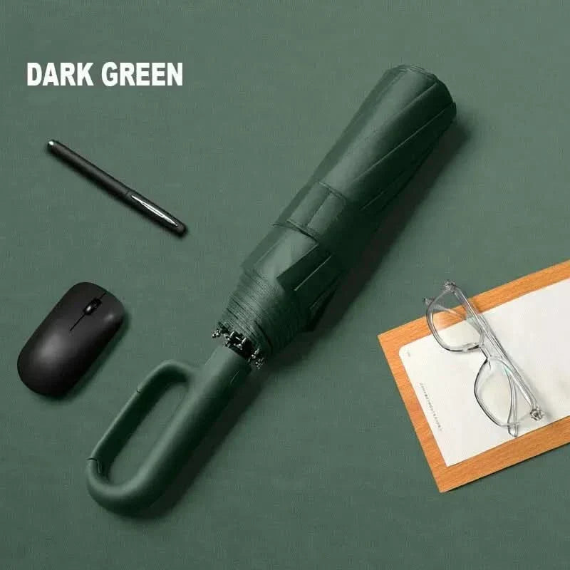 Compact Rain Umbrella with Sun Protection