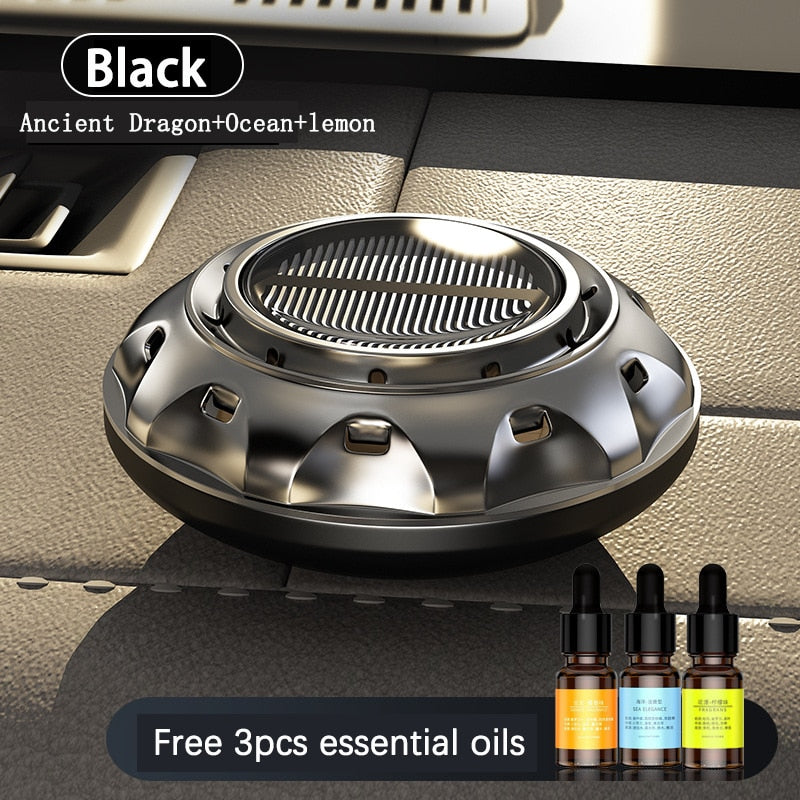 Natural Car Air Freshener Unique UFO Design