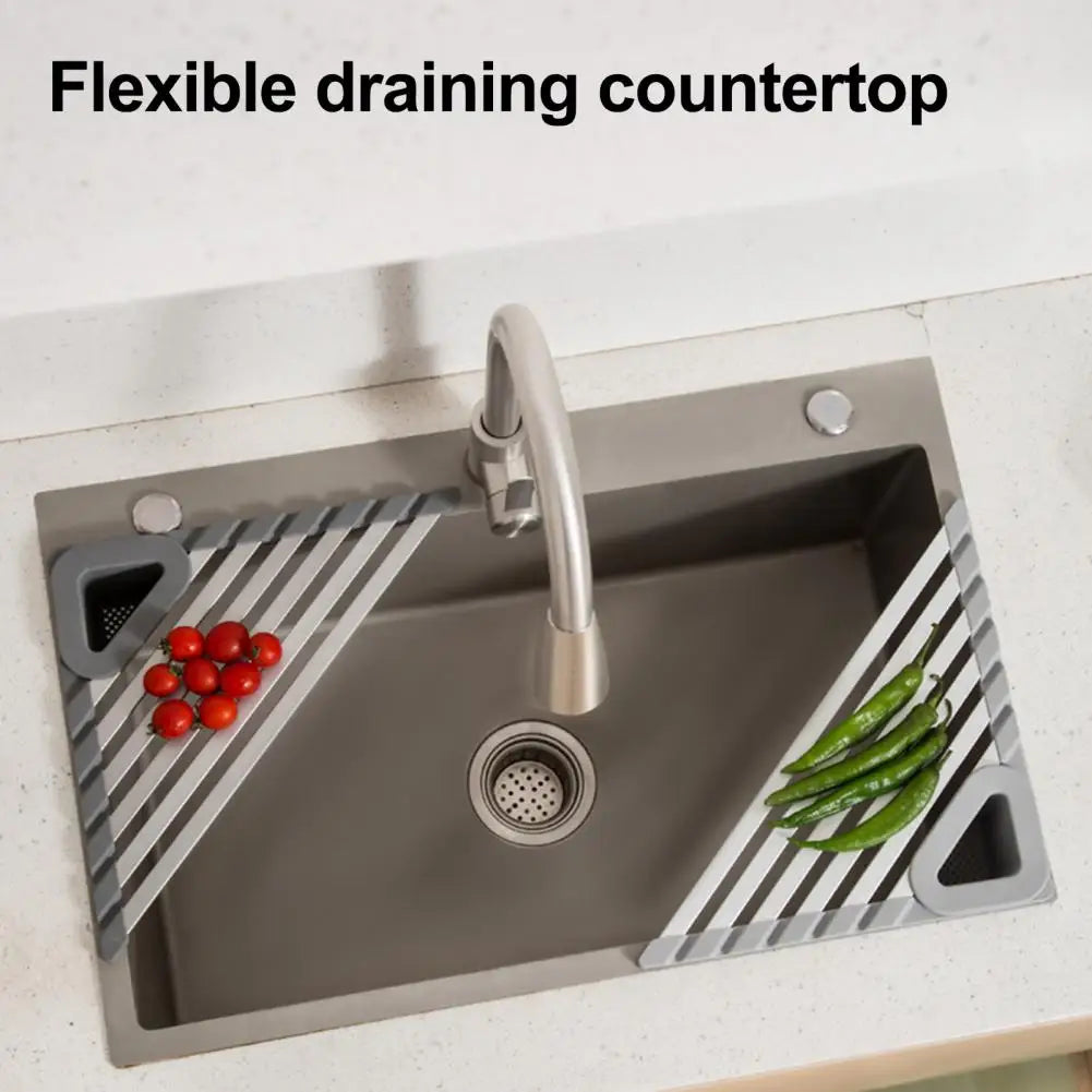 Non-Slip Corner Kitchen Shelf Organizer Rack