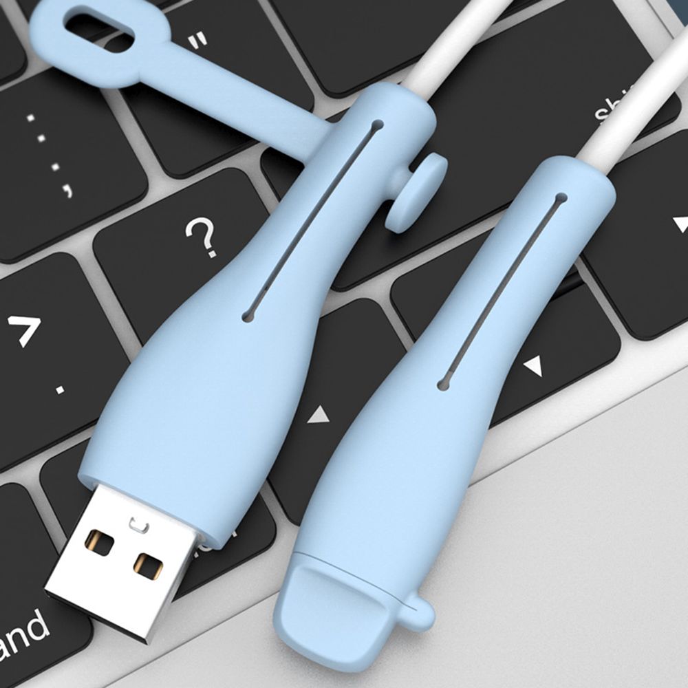Durable Silicone Phone Charger Cable Guard