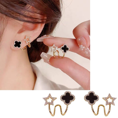 Fashionable Clover Good Luck Earrings