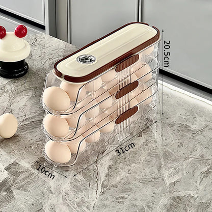 Space Saving Stackable Egg Holder Tray
