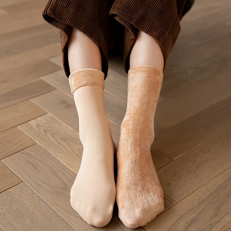 Cozy Thermal Warm Fleece Lined Socks