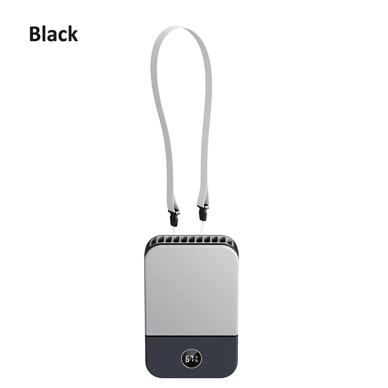 Compact Personal USB Neck Fan with 3 Speed Settings - Luxicro