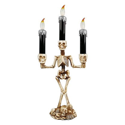 Creepy Skull Halloween Tea Lights