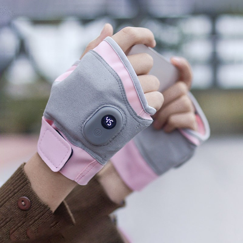 Warm Thermal Insulated Fingerless Gloves - Luxicro