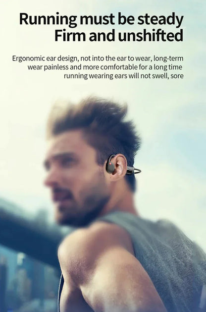 Sleek Bone Conduction Bluetooth Headphones