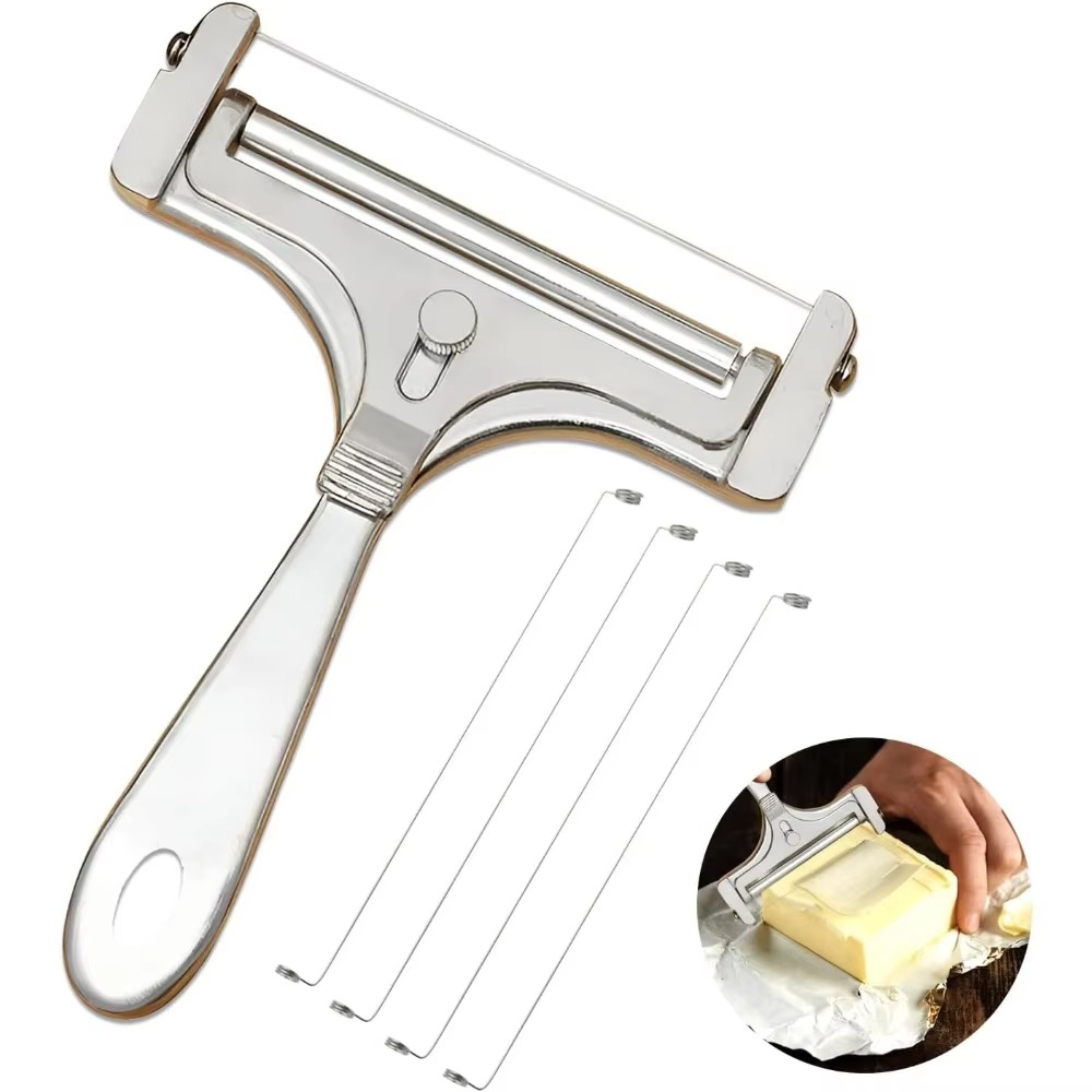Premium Adjustable Cheese Slicer for Home Use