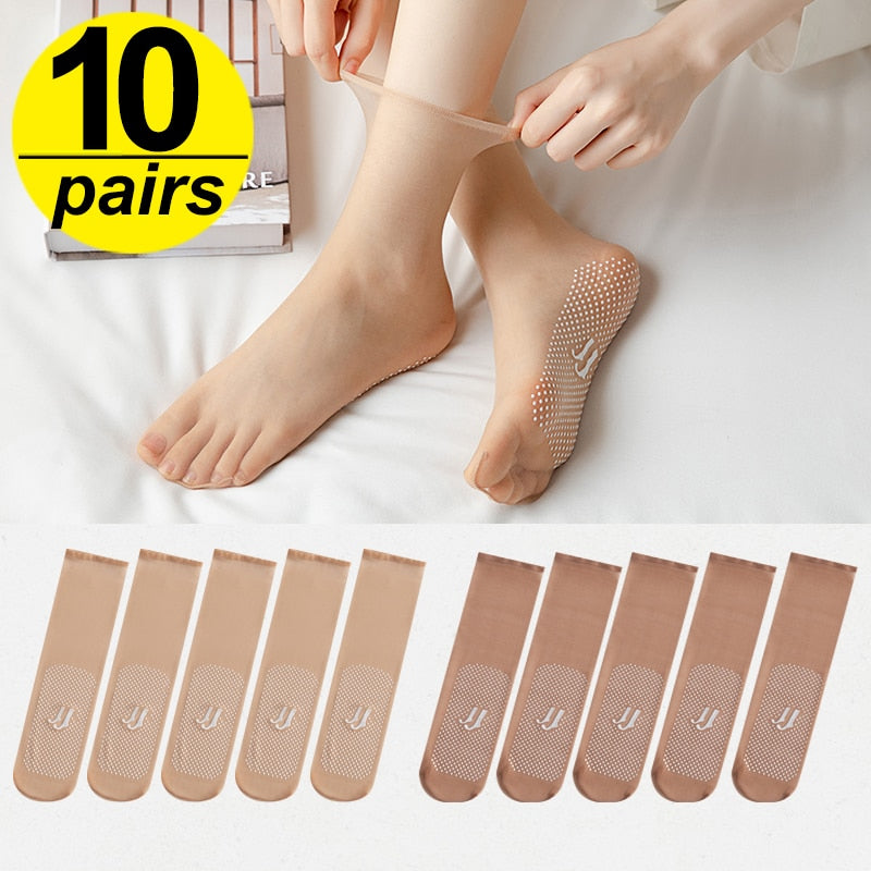 Breathable Soft Slim Ladies Summer Socks