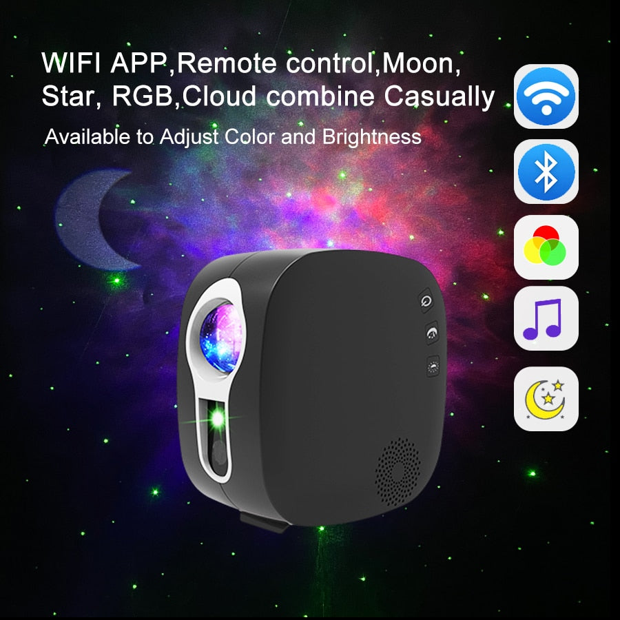 Cosmic Night Sky LED Projector Lamp