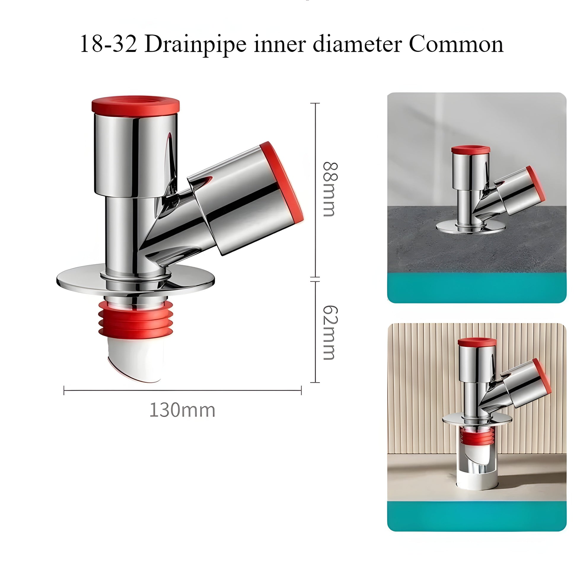 Odor Free Washing Machine Drain Hose Connector - Luxicro