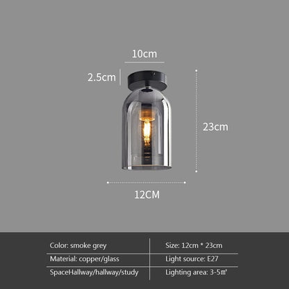 Elegant Glass Ball Wall Light For Home Decor