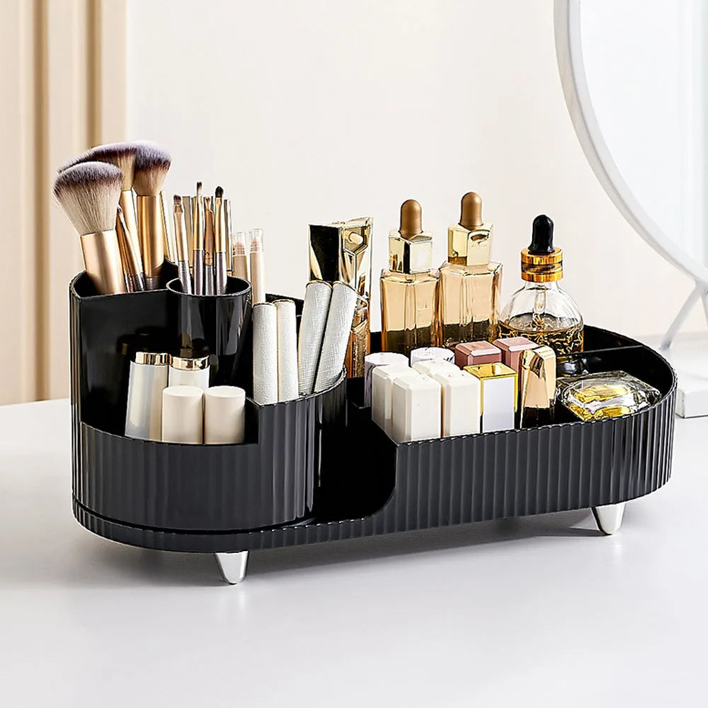 Premium Beauty Storage with Compact Rotating Case - Luxicro