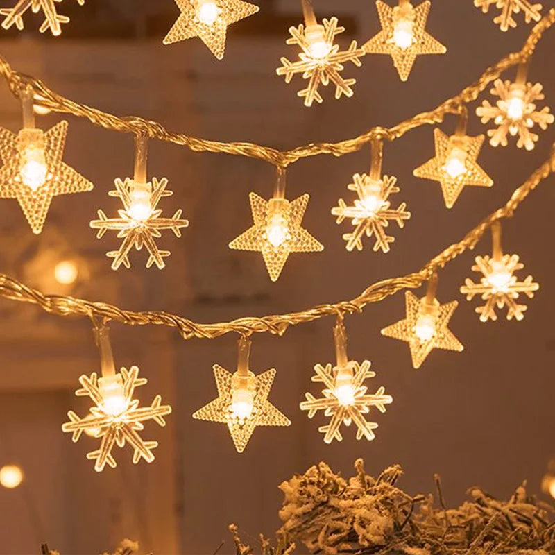 Bright Christmas String Lights for Home Decor