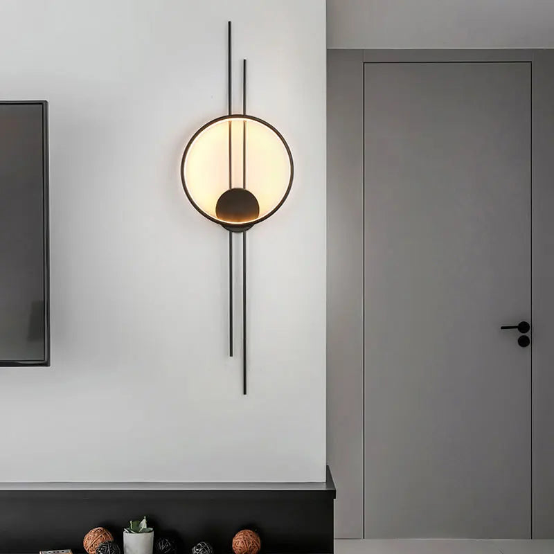 Simple White Wall Light - Modern Home Decor