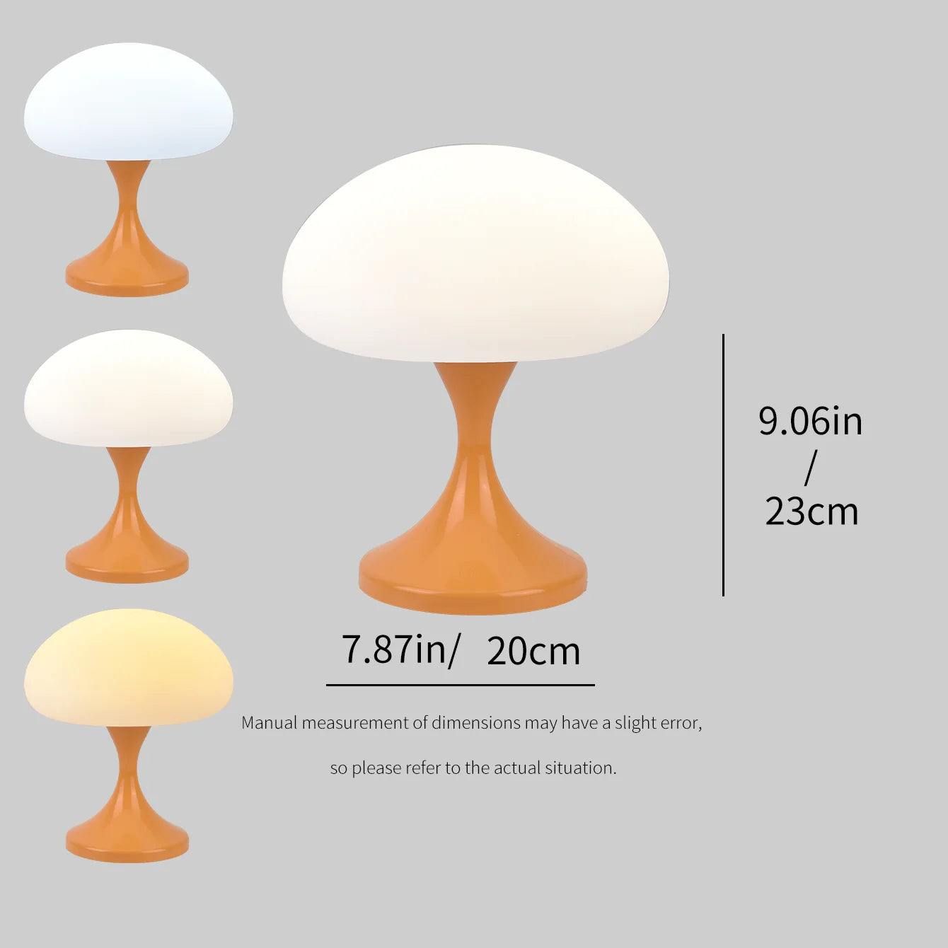 Soft Glow Adjustable LED Bedside Nightlight