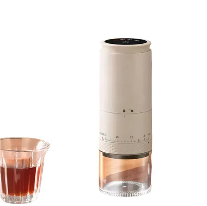 Small Portable Coffee Grinder with Adjustable Settings