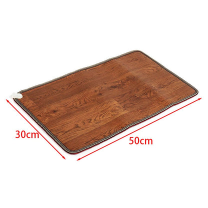 Cozy Heat Adjustable Faux Leather Foot Warmers Mat