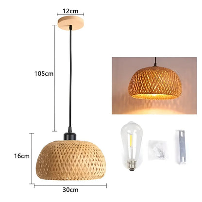 Elegant Braided Hanging Light