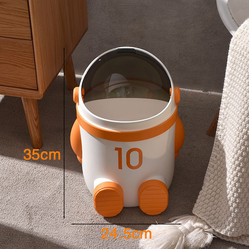 Compact Humor Office Trash Can - Luxicro