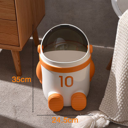 Compact Humor Office Trash Can - Luxicro