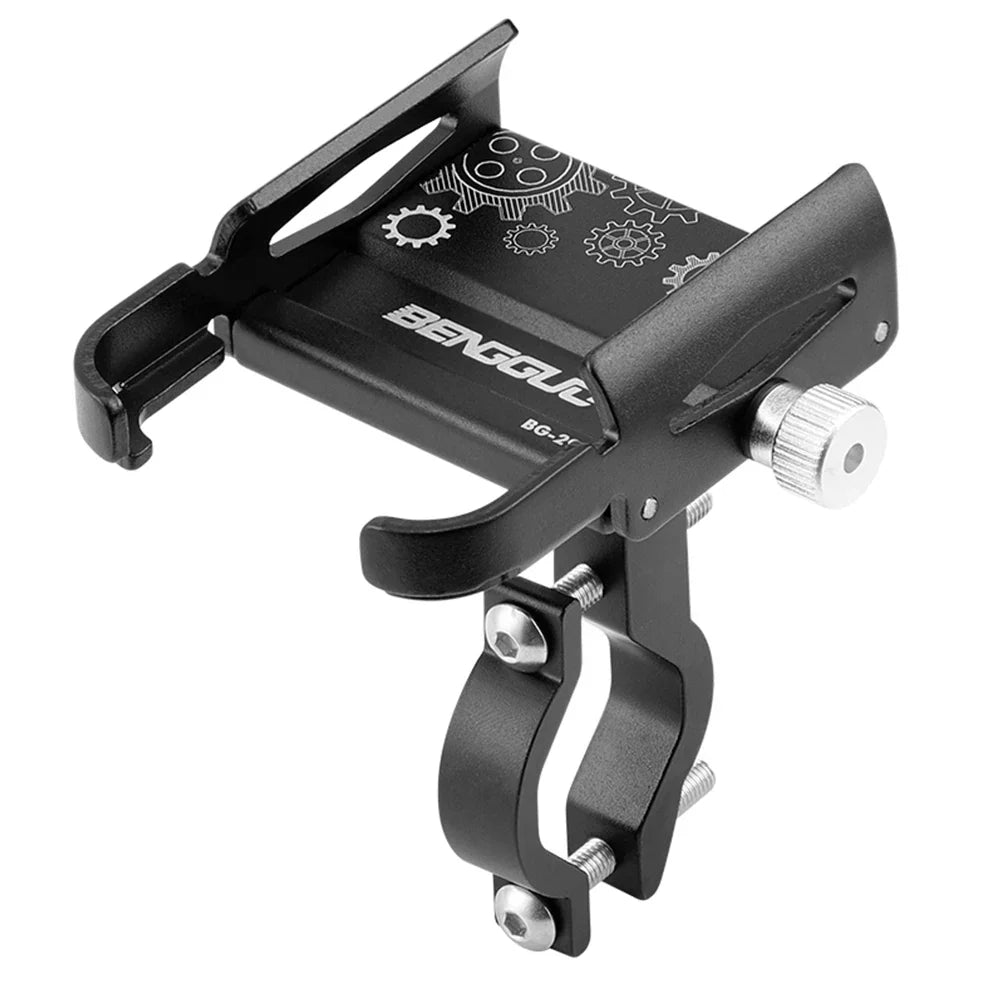 Strong Bicycle Phone Holder Adjustable Rotating Clamp