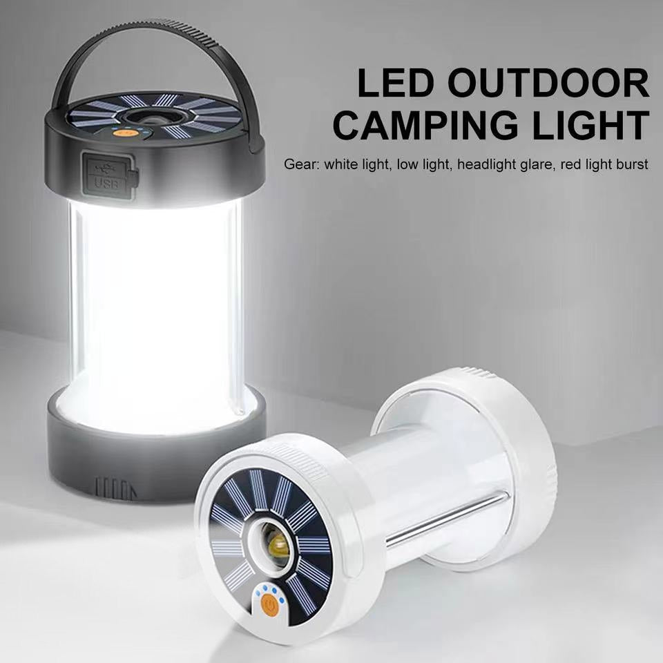 Compact Solar Powered Outdoor Camping Lantern