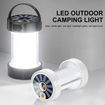 Compact Solar Powered Outdoor Camping Lantern