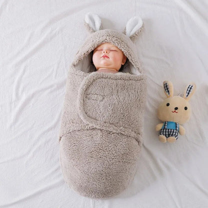 Cozy Bunny Baby Sleep Sack Wrap