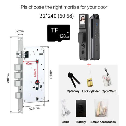 Smart Keyless Fingerprint Door Lock Security System