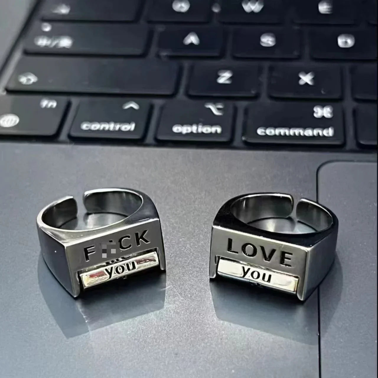 Colorful Mood Swing Rotating Ring