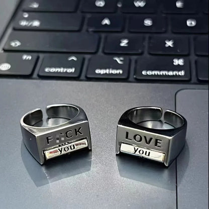 Colorful Mood Swing Rotating Ring