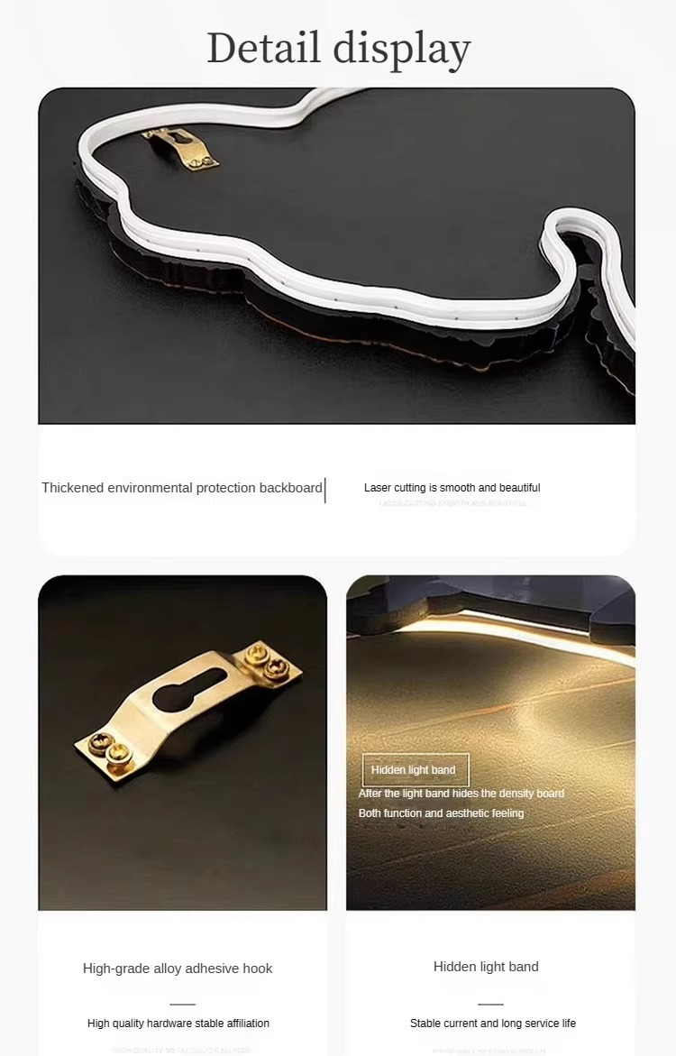 Thin LED Wall Lamp for Home and Office