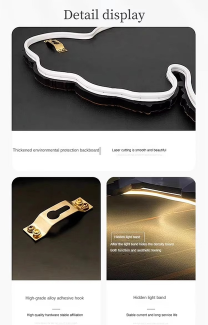 Thin LED Wall Lamp for Home and Office