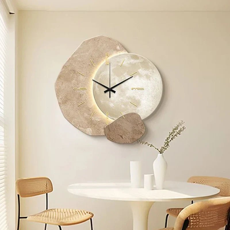 Classic White Wooden Wall Clock