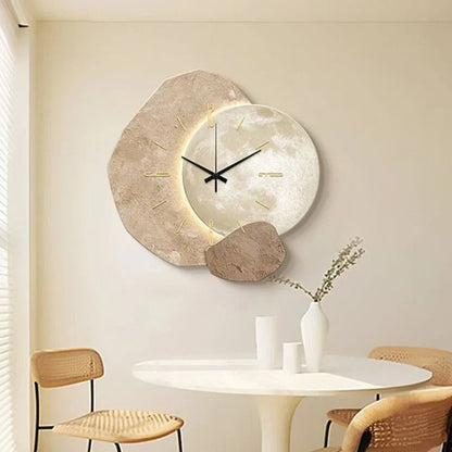 Classic White Wooden Wall Clock