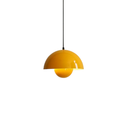 Contemporary Semi Circle Pendant Light with Dimmable LEDs