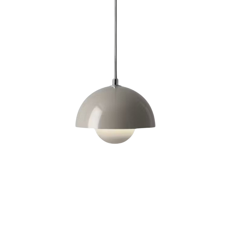 Contemporary Semi Circle Pendant Light with Dimmable LEDs