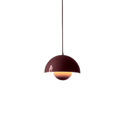 Contemporary Semi Circle Pendant Light with Dimmable LEDs