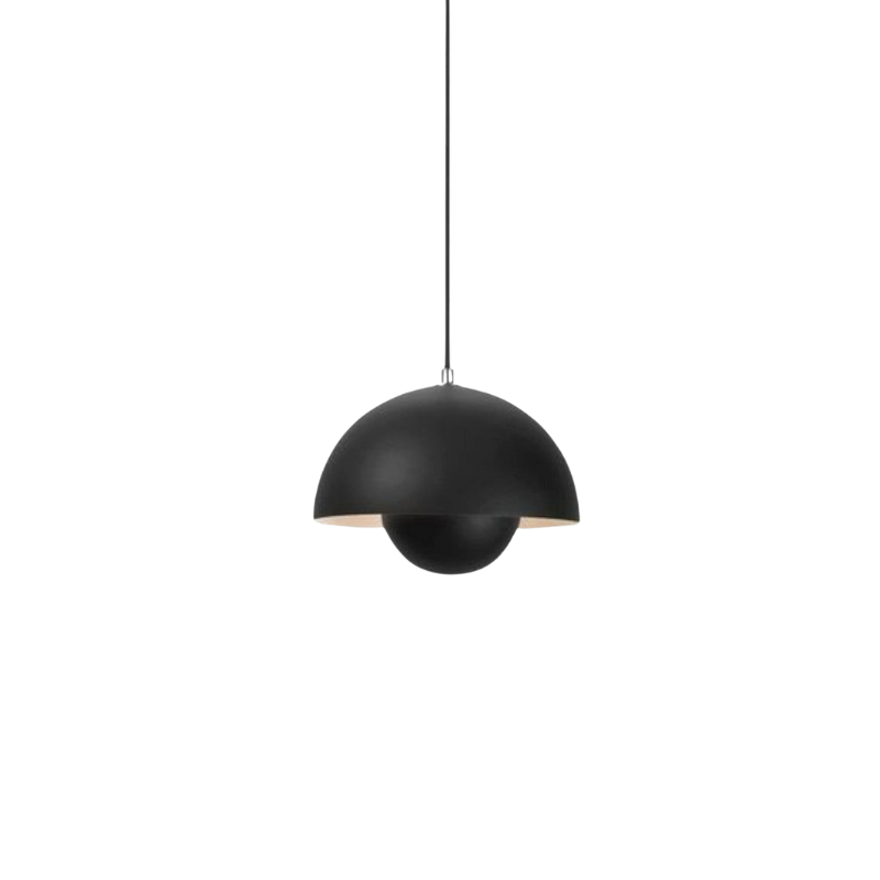 Contemporary Semi Circle Pendant Light with Dimmable LEDs