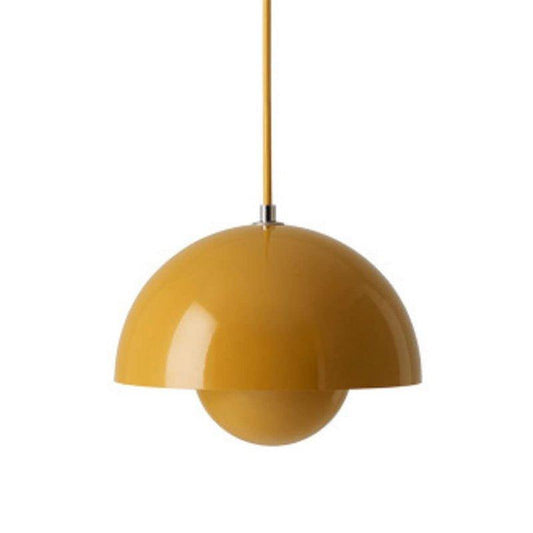 Contemporary Silver LED Hanging Lamp - Luxicro
