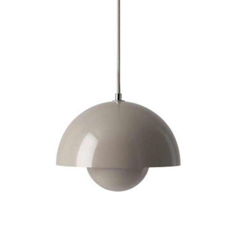 Contemporary Silver LED Hanging Lamp
