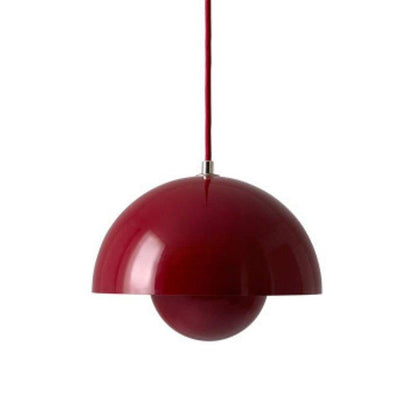 Contemporary Silver LED Hanging Lamp
