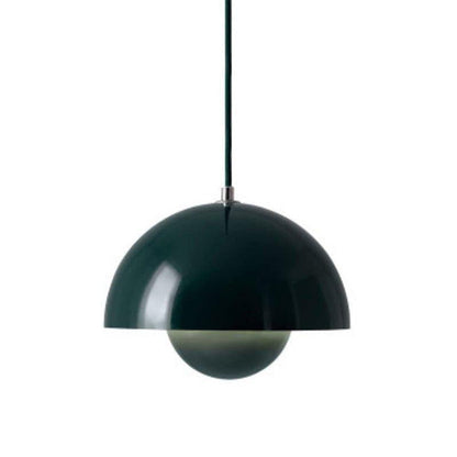 Contemporary Silver LED Hanging Lamp