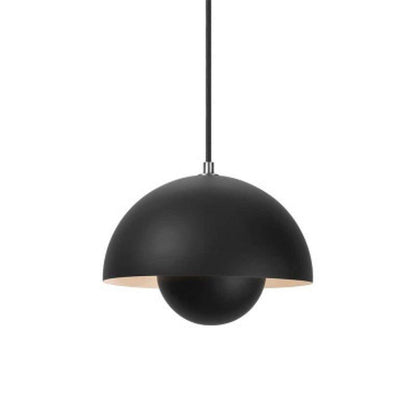 Contemporary Silver LED Hanging Lamp