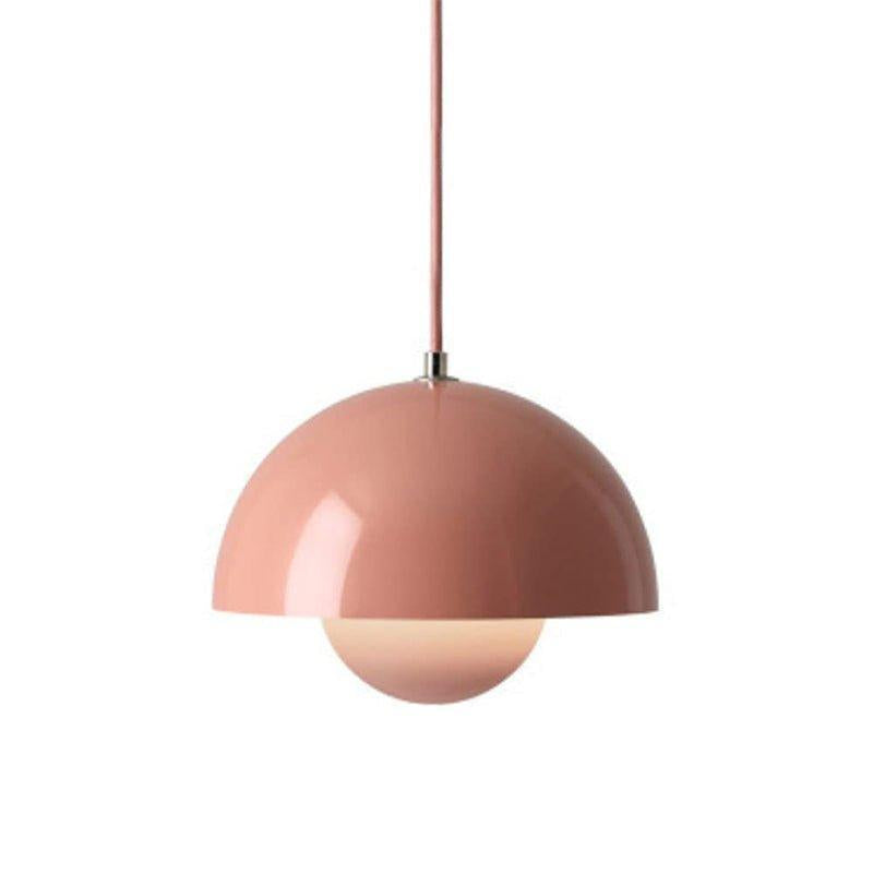Contemporary Silver LED Hanging Lamp