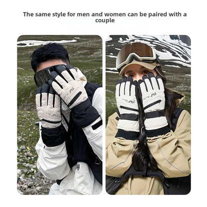 Insulated Water Resistant Snow Gloves with Touchscreen Tips