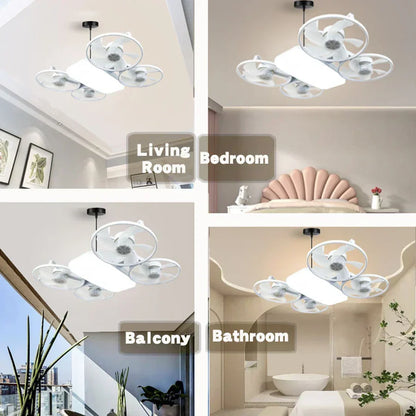 Efficient Cool White Ceiling Fan Light