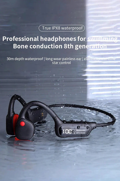 Sleek Bone Conduction Bluetooth Headphones
