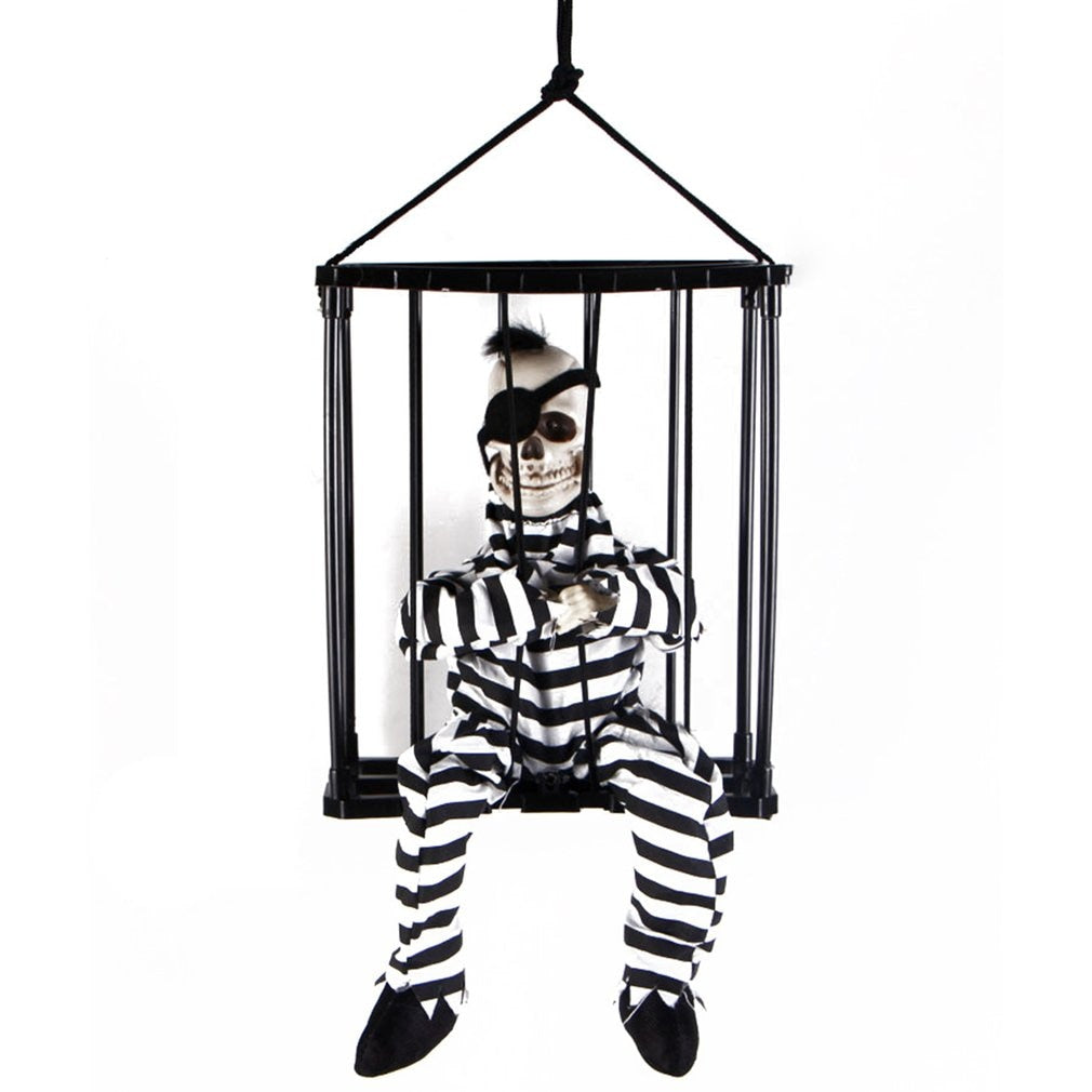 Creepy Halloween Mansion Statue